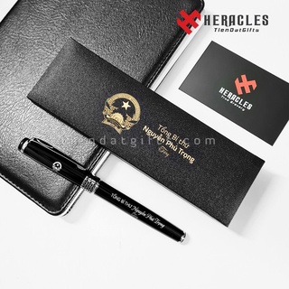 [Tặng Hộp Bút Cao Cấp] Bút Ký Kim Loại 007B  - Khắc tên logo theo yêu cầu - Quà tặng sinh nhật thầy cô giáo sang trọng