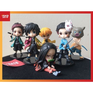 Mô Hình kimetsu no yaiba Chibi Nhân Vật Tanjirou Rengoku  Mô Hình Thanh Gươm Diệt Quỷ  Anime Manga Demon Slayer