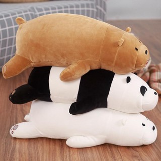 GẤU BÔNG WE BARE BEARS NẰM (60CM--->90CM)