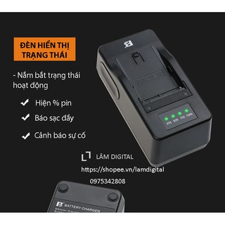 Bộ sạc nhanh FB loại đơn cho pin Sony F550 F750 F970 F990 F770 1.5A