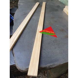 Thanh gỗ thông vuông 2x4cm, dài 1m2 bào láng 4 mặt đẹp dùng làm khung sườn, làm xương, decor