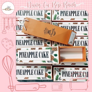 Hộp Đựng Bánh Dứa Kèm Phụ Kiện Phong Cách Vintage