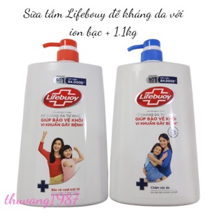 Sữa tắm Lifebuoy  đề kháng da tự nhiên 1,1kg