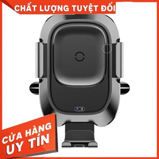 Giá đỡ điện thoại Baseus cảm biến hồng ngoại kẹp mở tự động kiêm sạc không dây trên ô tô