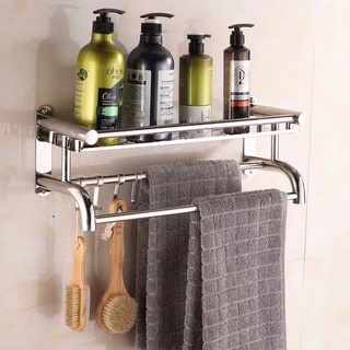 Kệ Treo Khăn Tắm 2-3 Tầng, Kệ Nhà Tắm Đựng Đồ Đa Năng, Kệ Nhà Tắm Thông Minh (Tặng Kèm Bộ Vít Lắp Đặt Không Cần Khoan)