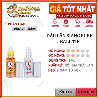 [Chính hãng] Dầu gió lăn Siang Pure Oil Ball Tip ông già Thái Lan 3cc