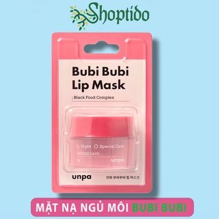 Mặt nạ ngủ môi Unpa dưỡng ẩm, làm hồng môi bubi bubi lip mask 9g NPP Shoptido