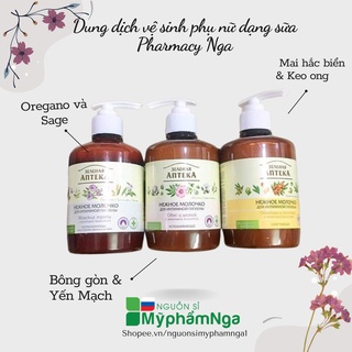 Dung dịch vệ sinh phụ nữ dạng sữa Pharmacy Nga - Dung dịch vệ sinh Anteka Apteka