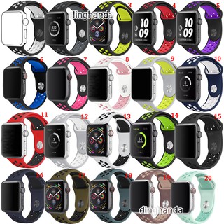 Dây đeo đồng hồ thể thao dành cho Apple Watch Series 1 2 3 4 5 42mm 44mm 40mm 38mm