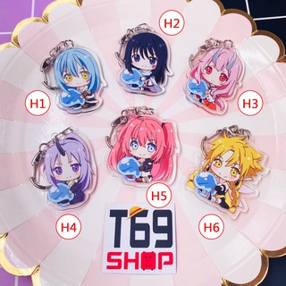 Móc khóa mica anime Tensei Shitara Slime Datta Ken