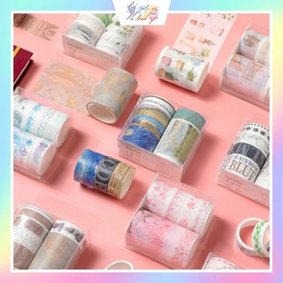 Set 7 cuộn băng keo washi tape xinh xắn ulzzang
