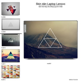 Skin dán Laptop Lenovo in hình Đa giác _nhiều mẫu 2 (inbox mã máy cho Shop)