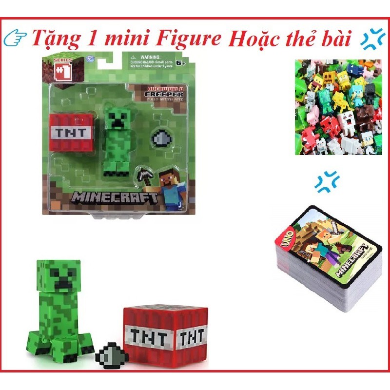 Mô hình Creeper đồ chơi Minecraft