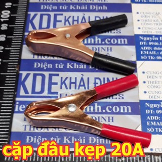 đầu kẹp ắcquy, acquy, đơn vị tính 1 cặp đen, đỏ kde2429