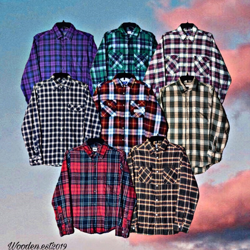 Sơ mi Flannel 2hand