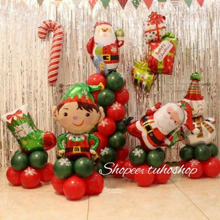 Bóng trang trí giáng sinh, noel mẫu mới