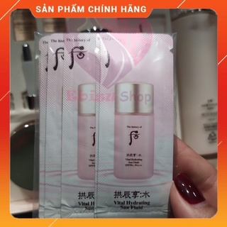 Combo 10 gói chống nắng whoo hồng Vital Hydrating Sun Fluid