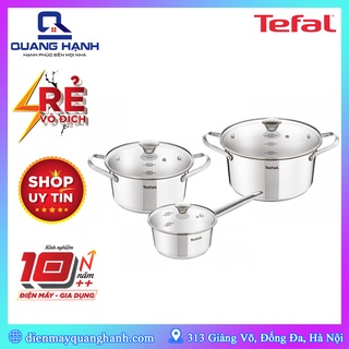 [Hàng chính hãng] Bộ nồi Inox Tefal Simpleo 3 món B907S644