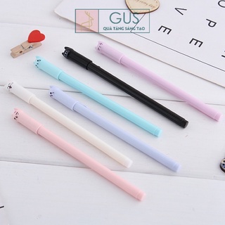 Bút mèo bút nước mực đen Gusshop nhiều màu