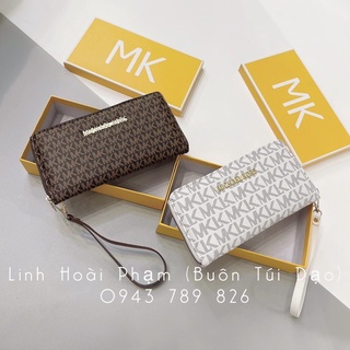Ví nữ dài hoạ tiết kèm dây móc cầm tay fullbox (ảnh thật)