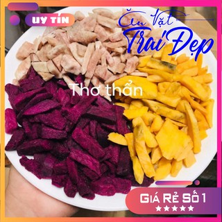 Khoai Lang Cọng Mix 3 Loại hủ Pet 300g - Trai Đẹp Snac
