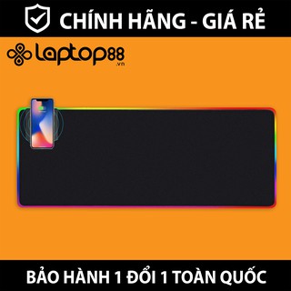 Bàn di chuột khổ lớn Signo kèm cốc sạc không dây LED RGB