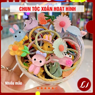 Chun tóc HOA QUẢ dễ thương cho bé- Nhiều mẫu (1 chiếc)