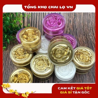Hủ Đựng Kem ❤ SIÊU RẺ ❤ Hũ chiết mỹ phẩm 5g,10g,20g hoa hồng đựng kem , phụ kiện du lịch
