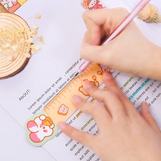 Thước kẻ BGA01 nhiều màu sắc dành cho học sinh, sinh viên nhựa dẻo bền đẹp kẻ bài điểm cao