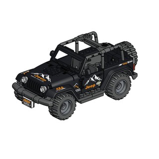Bộ xếp hình Xe jeep của đội SWAT TBS J772B (không hộp) - 57 chi tiết