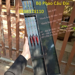 Bộ 3 Phao Câu Đài Kèm Hộp