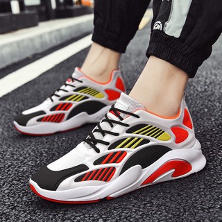 Giày nam sneaker thể thao họa tiết đế uốn Hottrend 2021