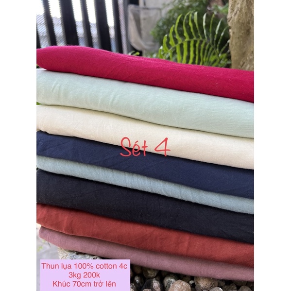 THUN 100% Cotton 4 chiều (sét 3kg 200k)