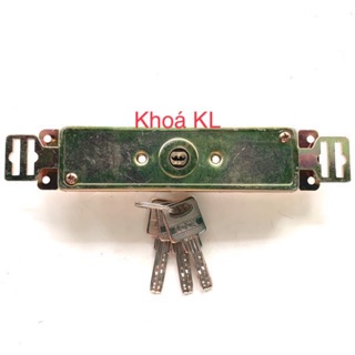 Ổ khoá cửa cuốn không xài moteur chìa khoá vi tính 2 hàng