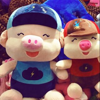 Thú nhồi bông mẫu heo xinh xắn. Size lớn cao 50cm