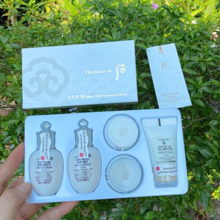 WHOO TRẮNG CAO CẤP 5 MÓN DƯỠNG SÁNG DA