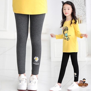 Quần Legging Hoạ Tiết Hoa Cúc Cho Bé Gái Từ 2-11 Tuổi