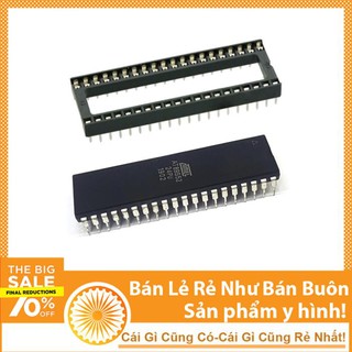 Combo Vi Điều Khiển AT89S52 Và Đế IC 40P