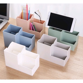 Hộp Kệ Khay Nhựa Đựng Bút, Cọ, Decor Bàn Học Đủ Màu
