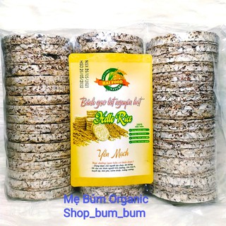 [ HCM Giao Hỏa Tốc] Bánh gạo lứt Hellorice - tốt cho người ăn kiêng, tập gym, giảm cân (Gói lớn 3 cây - 51 lát bánh)