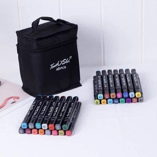 Bút màu dạ 48 cây kèm túi tiện lợi