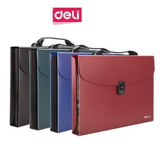 Cặp tài liệu A4 13 ngăn Deli - E5557 - Màu ngẫu nhiên