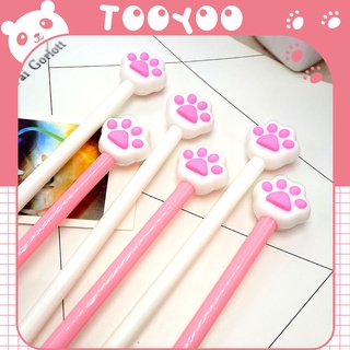 Bút bi mực đen hình bàn chân mèo dễ thương cute TooYoo TY0124