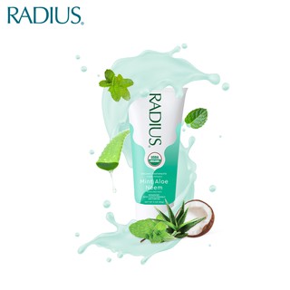 Kem Đánh Răng Hữu Cơ RADIUS Cho Bé Từ 6 Tuổi và Người Lớn Vị Bạc Hà Lô Hội