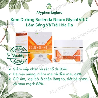 Kem  Bielenda Neuro Glycol +VitaC Dưỡng Trắng Da