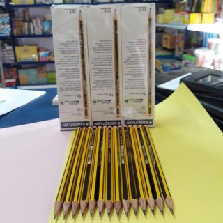[Mã LIFEBOOK1 giảm 30K đơn 150K] Bút Chì 2B Đức (vàng) (12 cây/ 1 hộp )