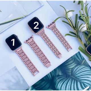 Dây thép đính đá xinh xắn dành cho Apple Watch