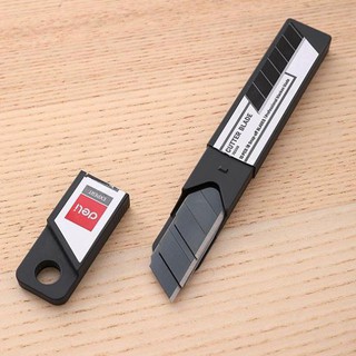 Lưỡi Dao Rọc Giấy Lớn DELI | E78000 Màu Đen