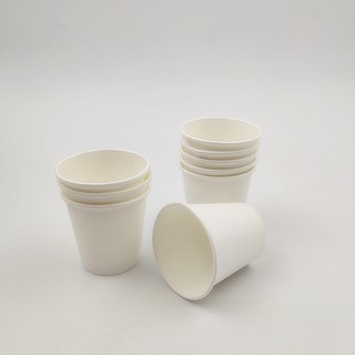 50 Ly cốc giấy dùng thử nhỏ trắng uống nước 1 lần 70ml