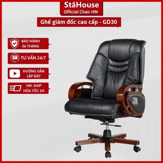 GHẾ GIÁM ĐỐC NGẢ LƯNG CHÂN XOAY - GD30